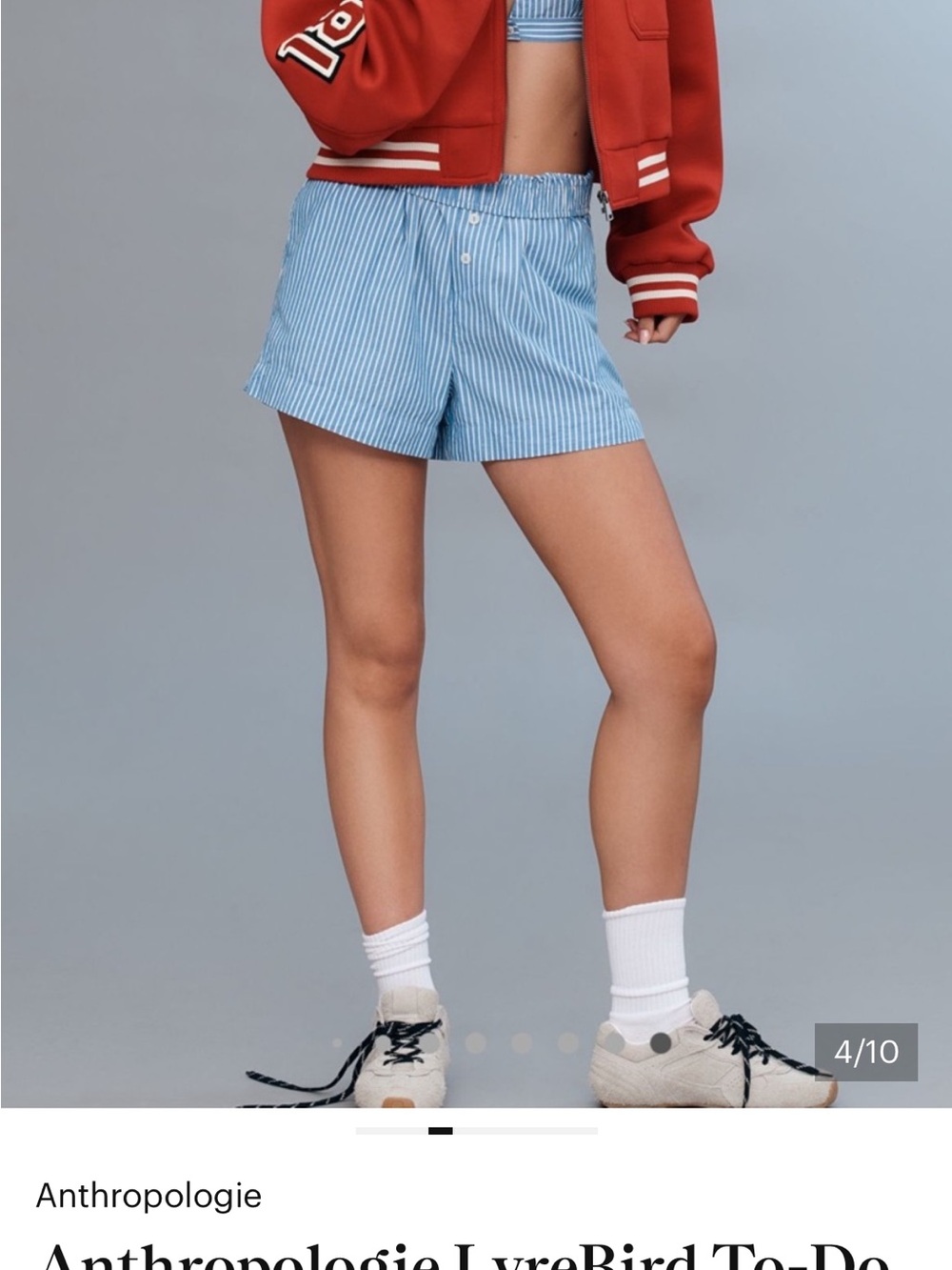 Anthropologie Lyre Bird To-Do List Votton Boxers.